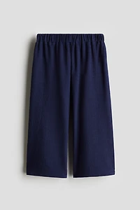 Wide-Leg Jersey Pants