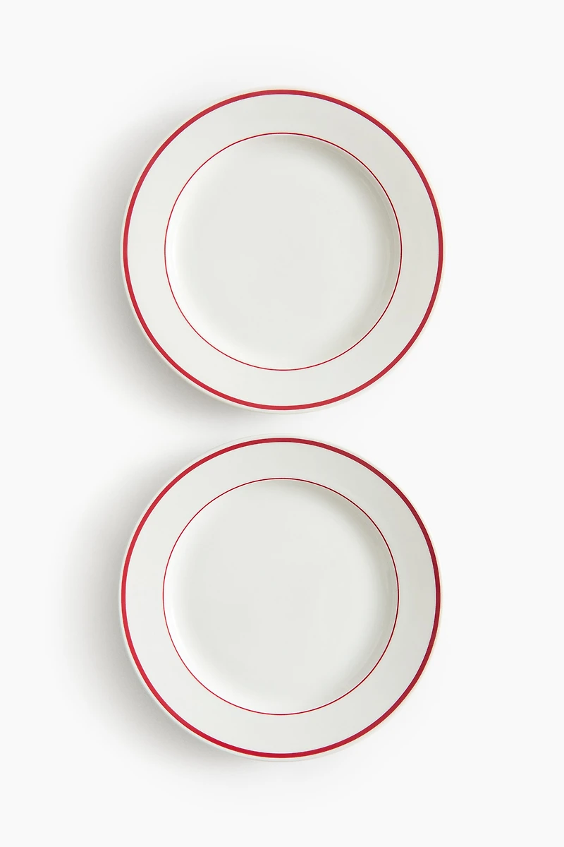 2-Pack Porcelain Dinner Plates