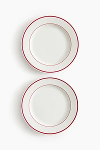 2-Pack Porcelain Dinner Plates