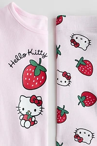 Snug Fit Printed Jersey Pajamas