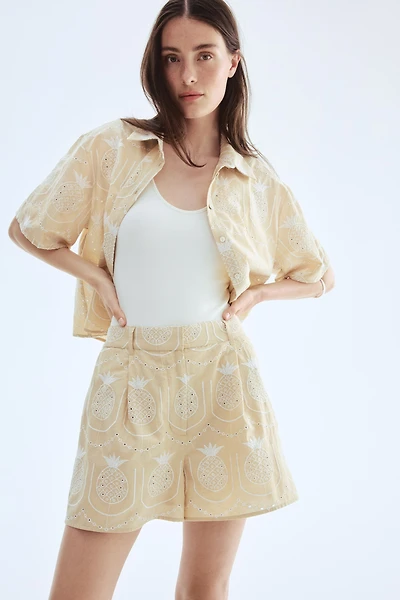 Broderie anglaise shorts