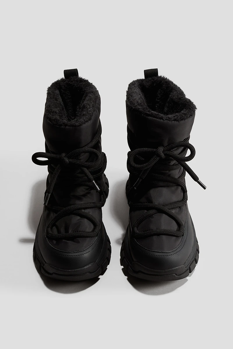 Warm Lined Waterproof Snow Boots