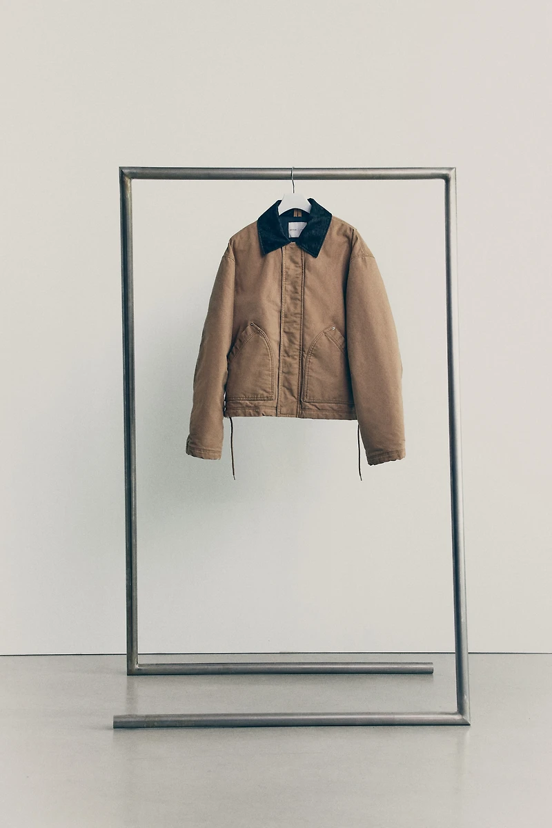 Short Canvas Workwear Jacket