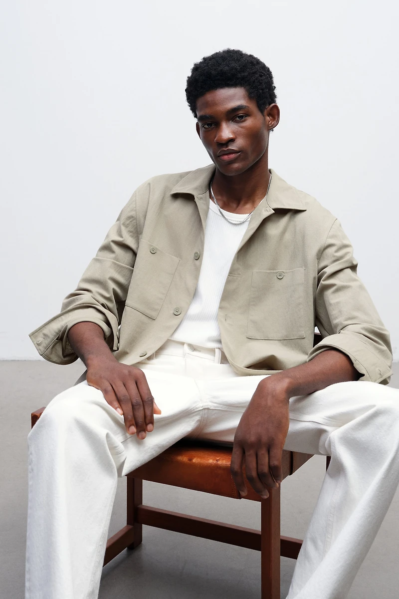 Regular-Fit Utility Shirt