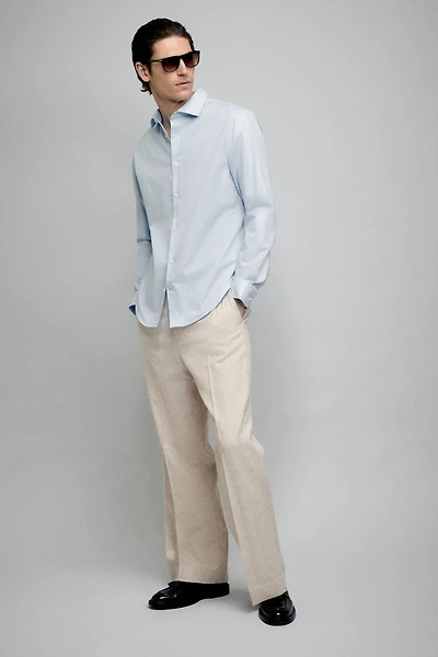 Slim-Fit Cotton Shirt