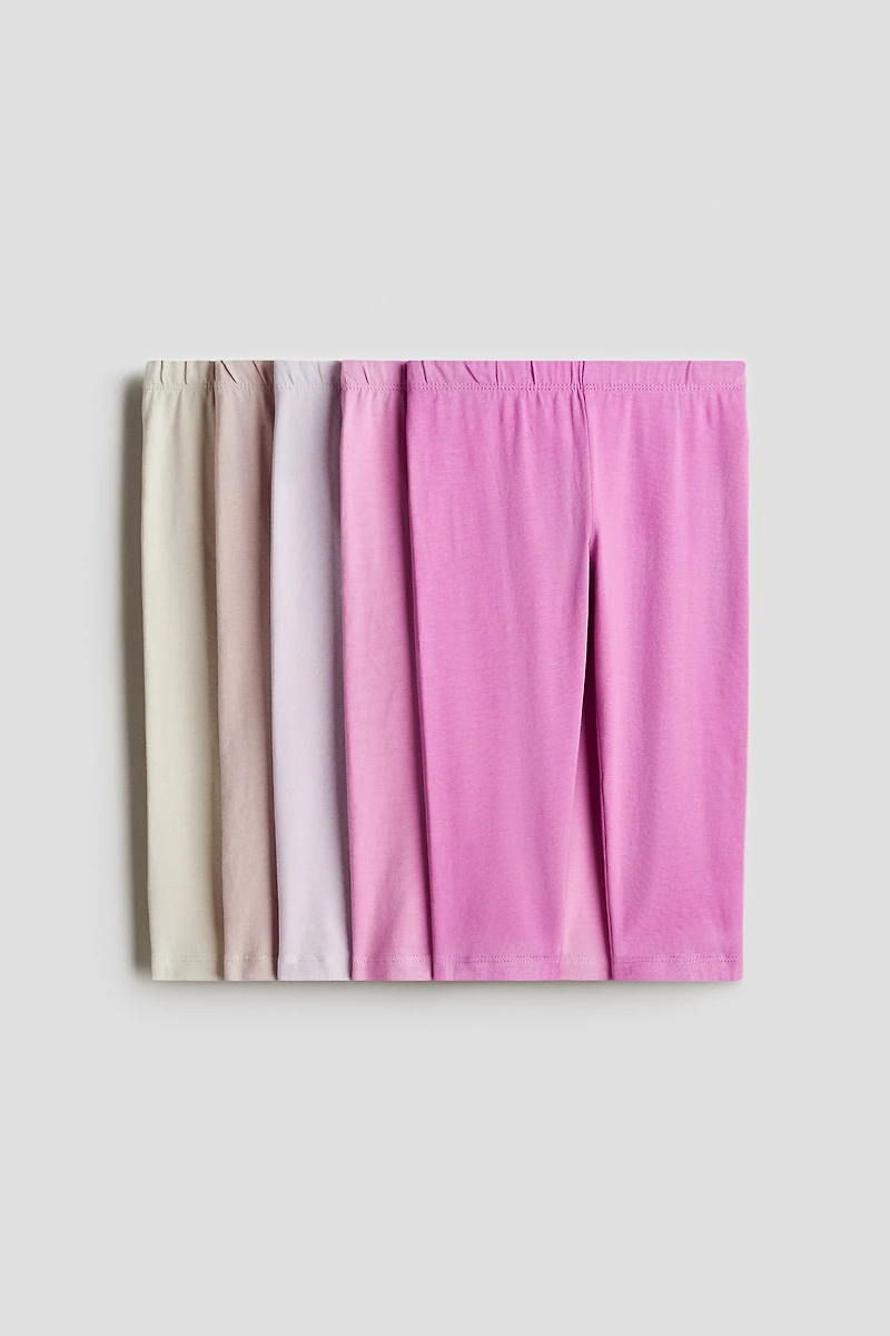 5-pack Cotton Capri Leggings