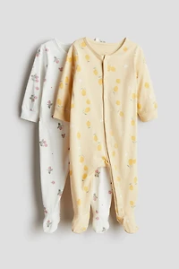 Lot de 2 pyjamas en coton