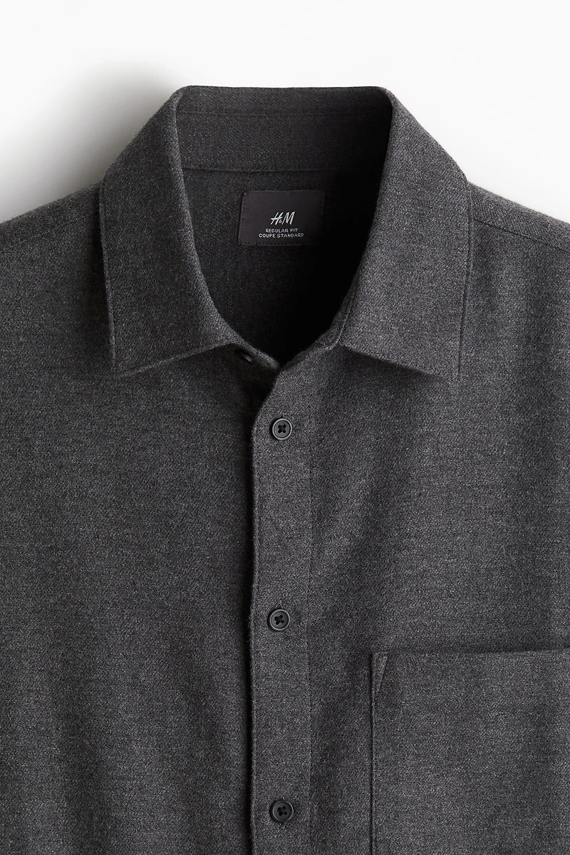 Regular Fit Flannel Shirt