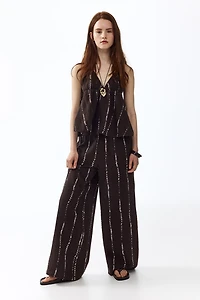 Cotton halterneck top