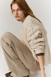 Cable-Knit Sweater