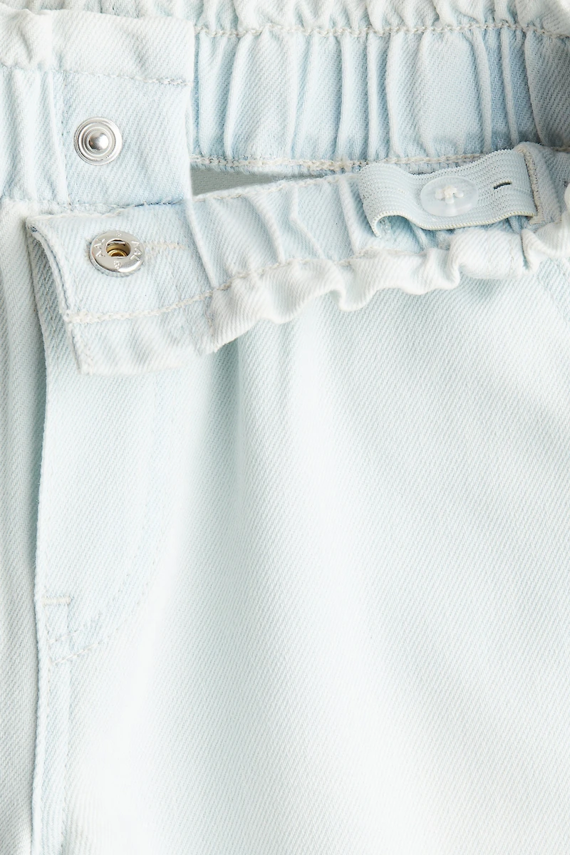 Short droit en denim