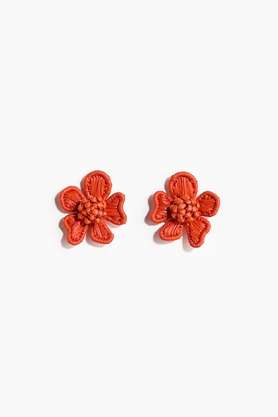 Flower-Shaped Earrings