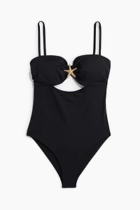Starfish-Detail Padded-Cup Swimsuit