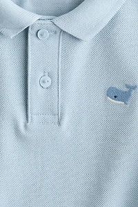 Embroidered-Detail Polo Shirt