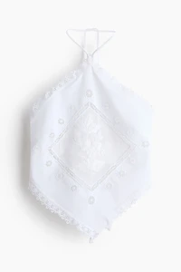 Lace-Detail Halterneck Top