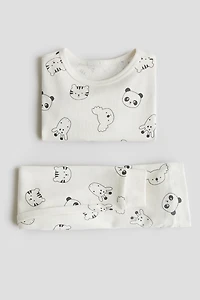 Pyjama confortable en coton imprimé