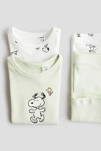 Lot de 2 pyjamas en coton