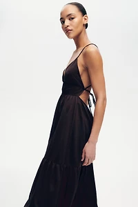 Tiered Tie-Back Dress