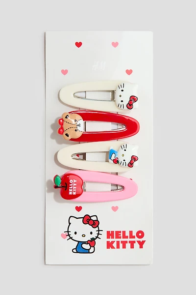 Lot de 4 barrettes
