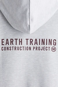 Oversized Fit Sports Hoodie with DryMove™