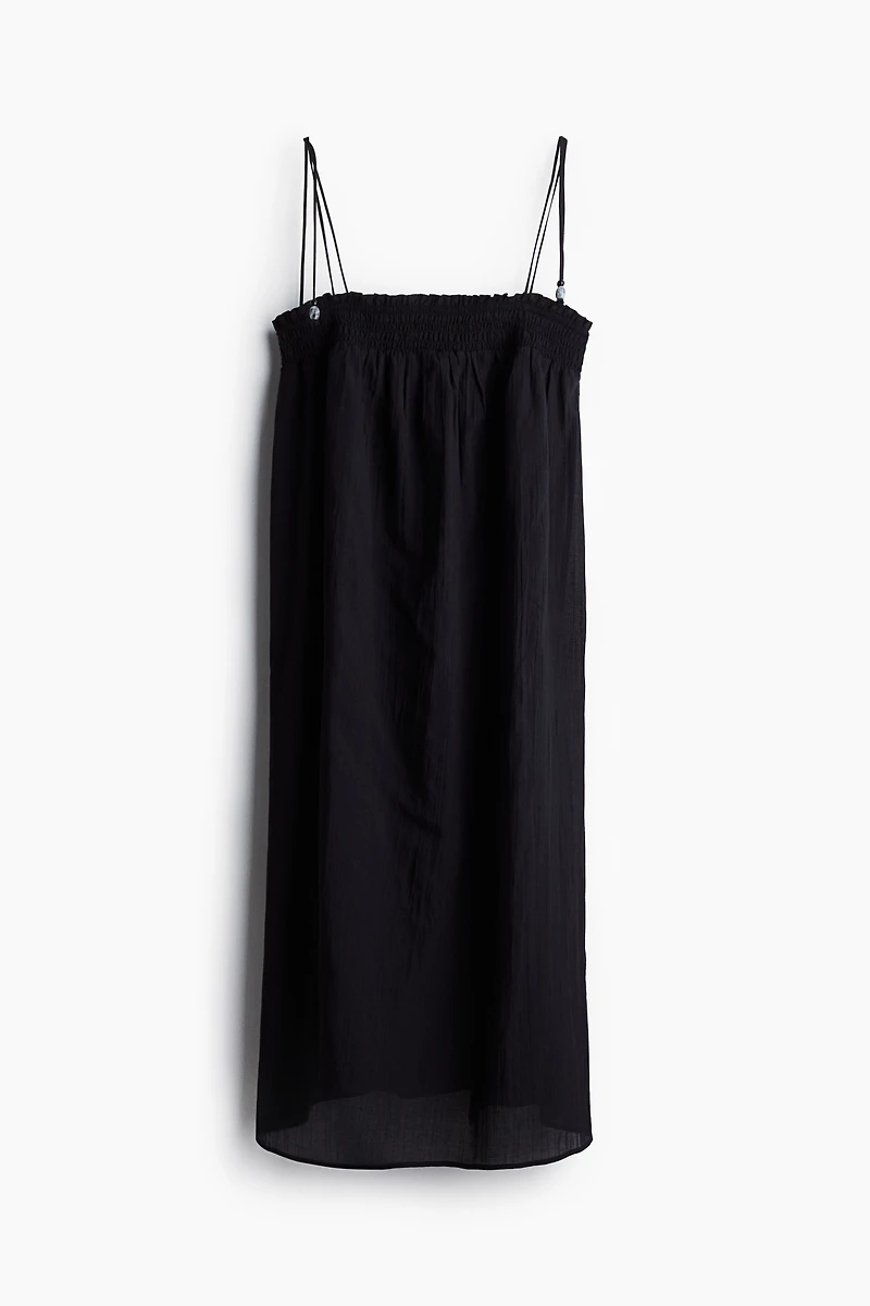 Tie-Shoulder-Strap Beach Dress