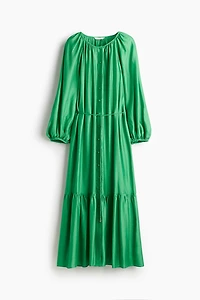Oversized Tie-Belt Dress