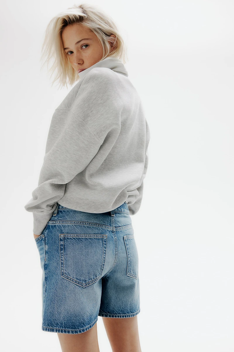 High Denim Shorts