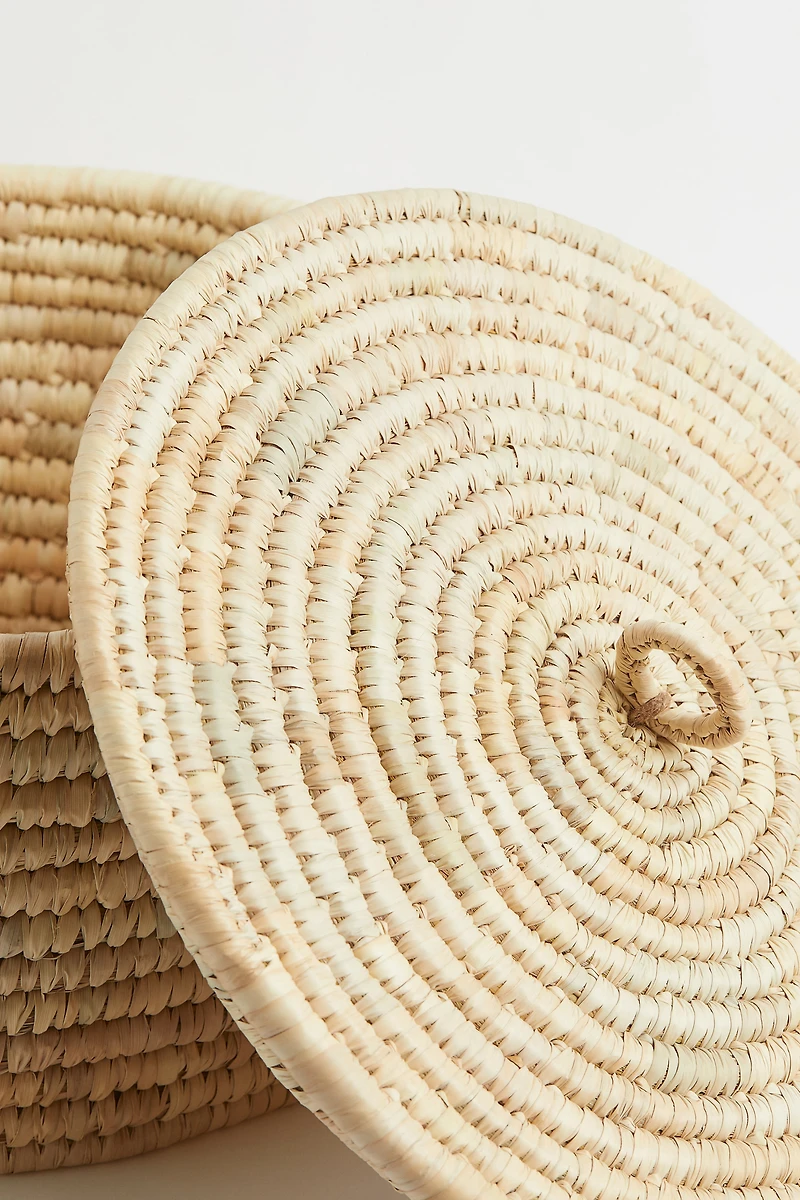 Braided Straw Basket