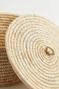 Braided Straw Basket