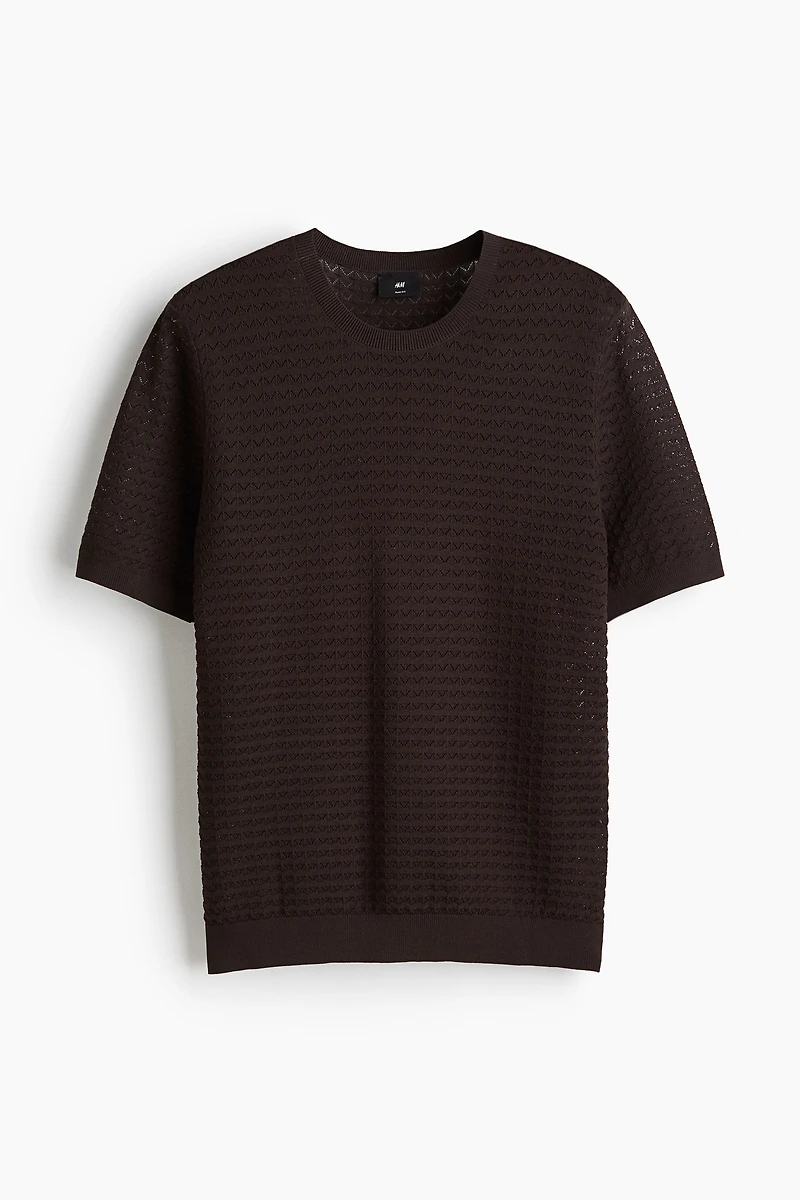Slim-Fit Knit T-Shirt