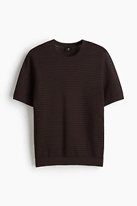 Slim-Fit Knit T-Shirt