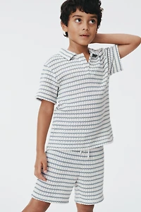 Ensemble 2 pièces en tricot texturé