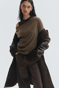 Off-the-Shoulder Sweater