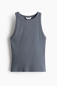 Ribbed Cotton Tank Top
