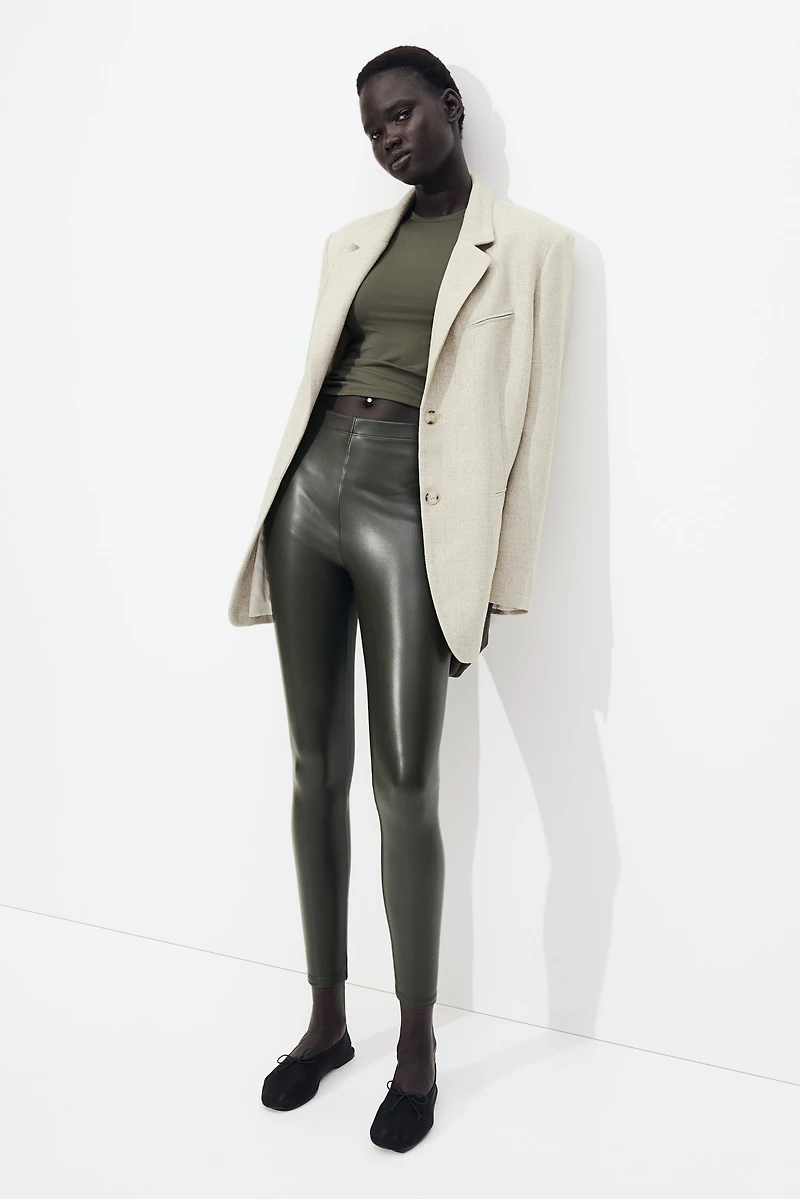 Coated Leggings