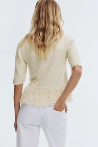 Sweater with Fringe