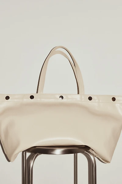 Coated Canvas Tote Bag