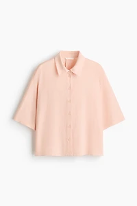 Linen-Blend Shirt