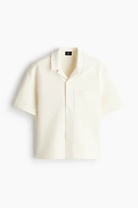 Relaxed-Fit Waffled Resort Shirt