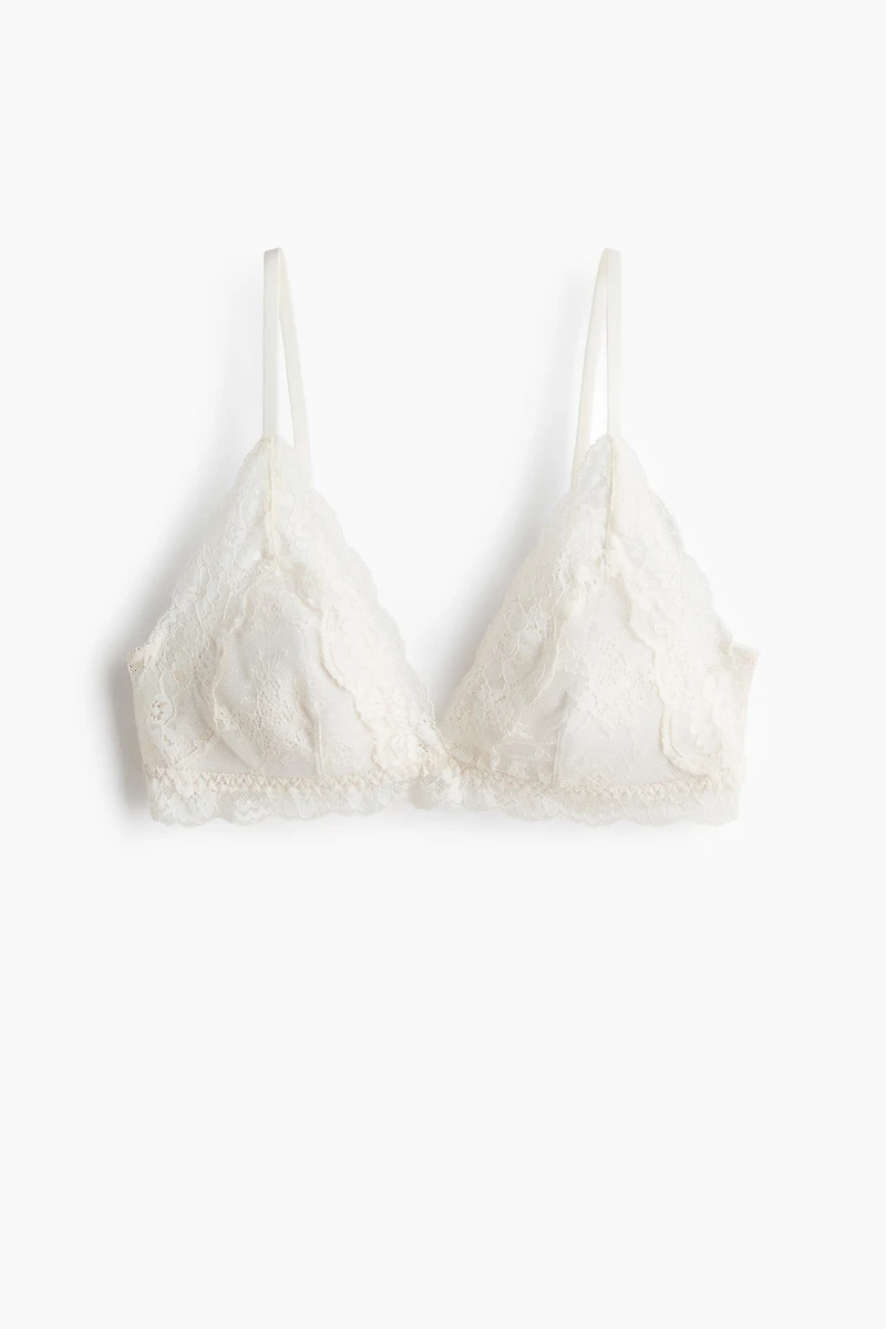 Padded Soft-Cup Lace Bra