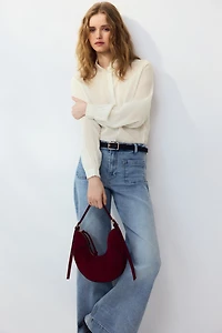 Ruffle-Collar Blouse