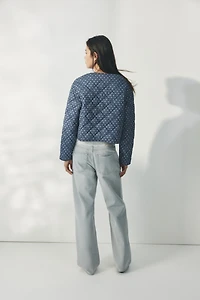 Veste matelassée avec fermeture à nouer