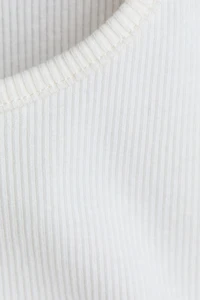 2-Pack Ribbed Cotton T-Shirts