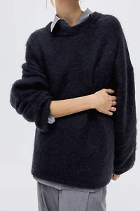 Oversized Mohair-Blend Sweater