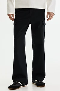 Pantalon cargo décontracté en coton