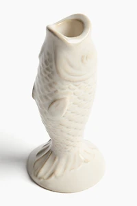 Stoneware Candlestick