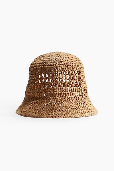 Straw Bucket Hat