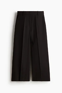 Wide-Leg Ankle-Length Pants