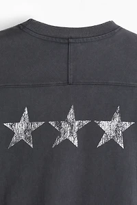 Oversized-Fit Cropped T-Shirt