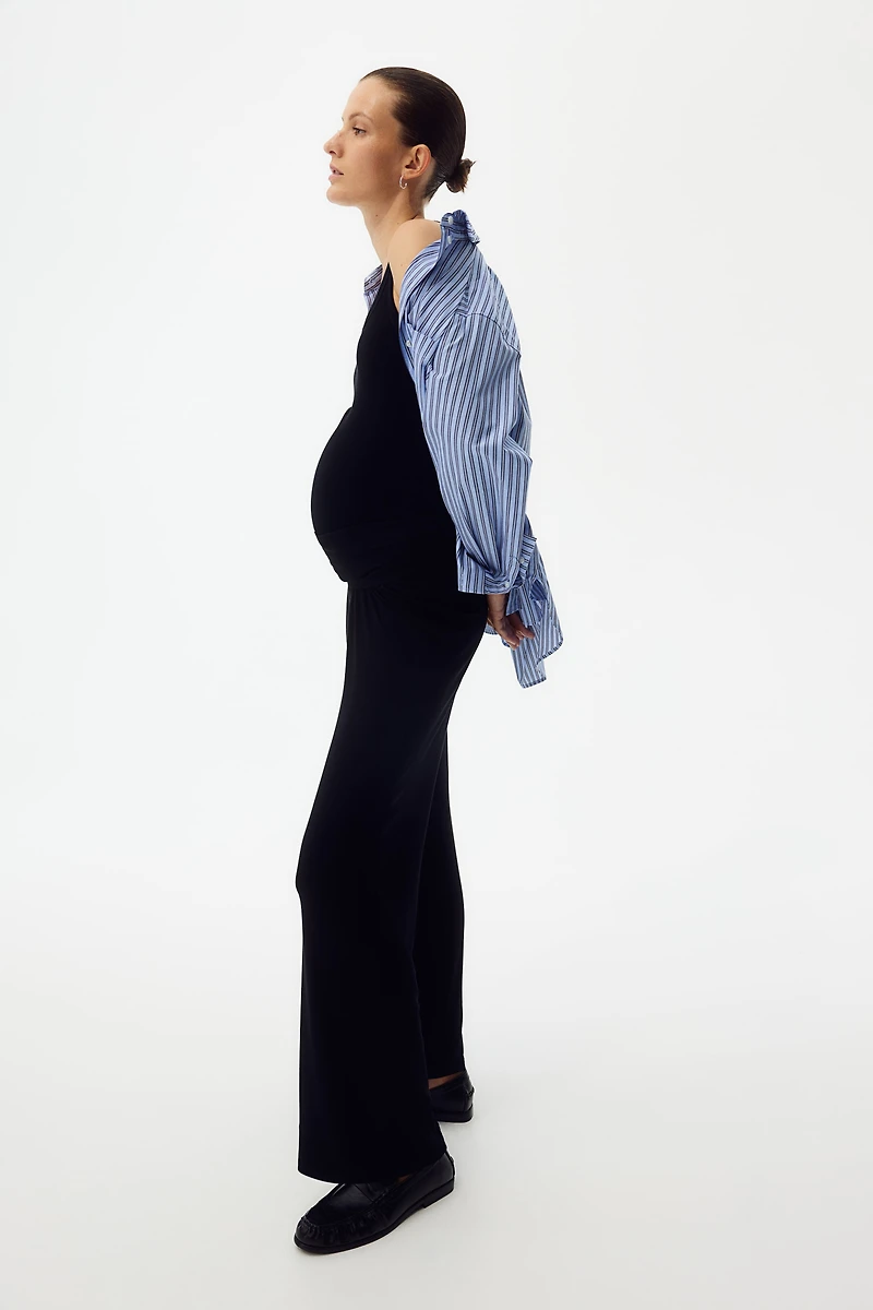 MAMA Before & After Ribbed Jersey Pants